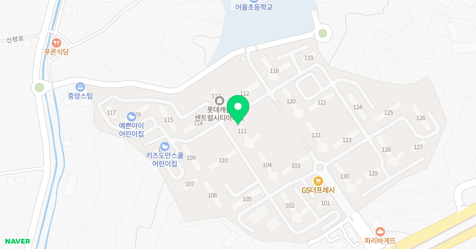 공터 영어 안성롯데캐슬센터 위치