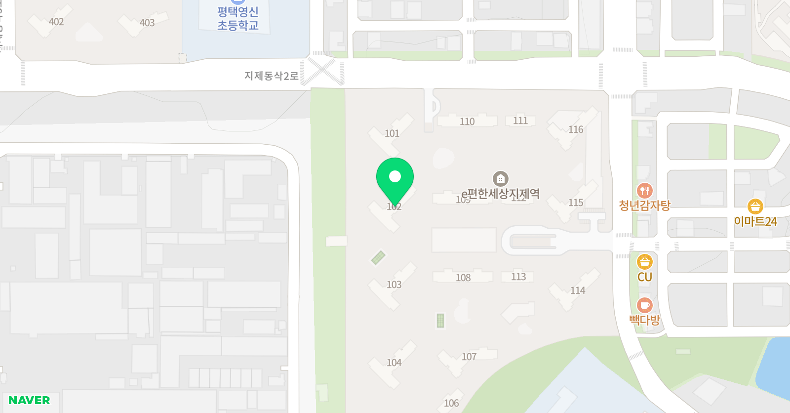 푸르넷 공부방 영신 공부방 위치
