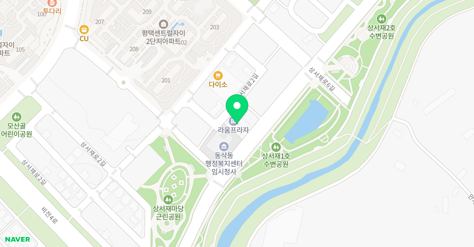 비끄아트 미술학원 평택동삭점 위치