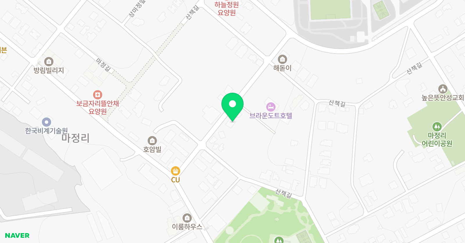 엘리탑 학원 정호 태권도장 위치