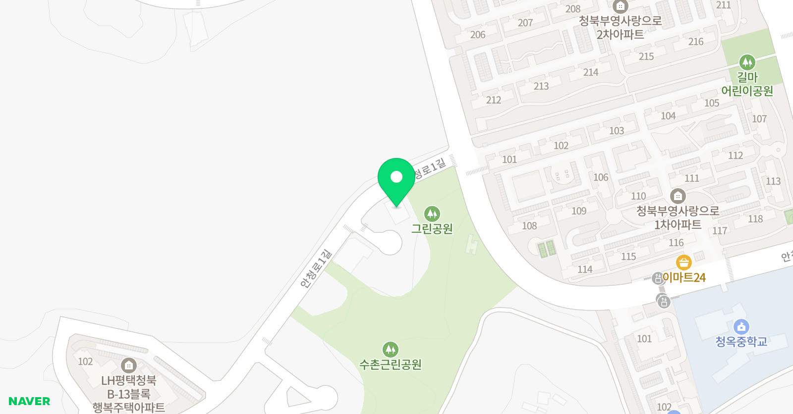 KG 태권짐 위치