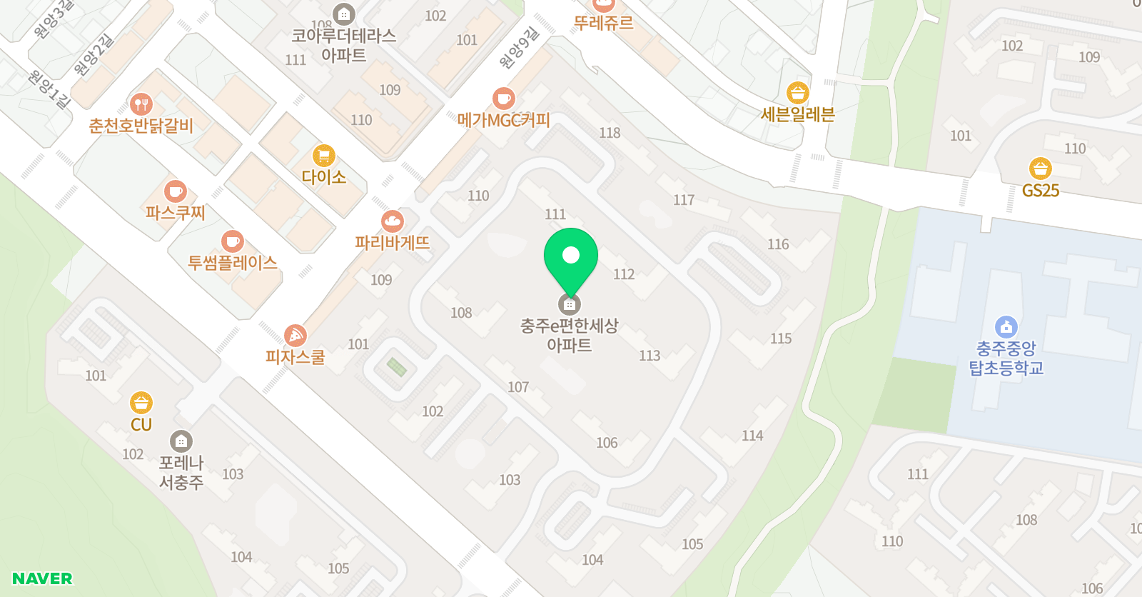 푸르넷 공부방 용전리점 위치