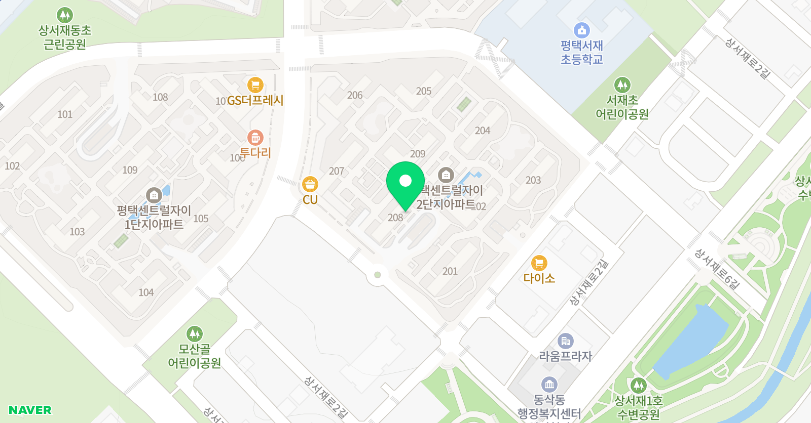 빨간펜 수학의달인 평택센트럴자이점 위치