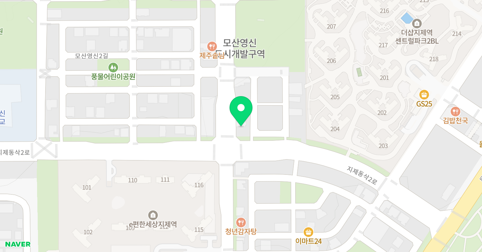리드인 독서논술 지제동삭점 위치