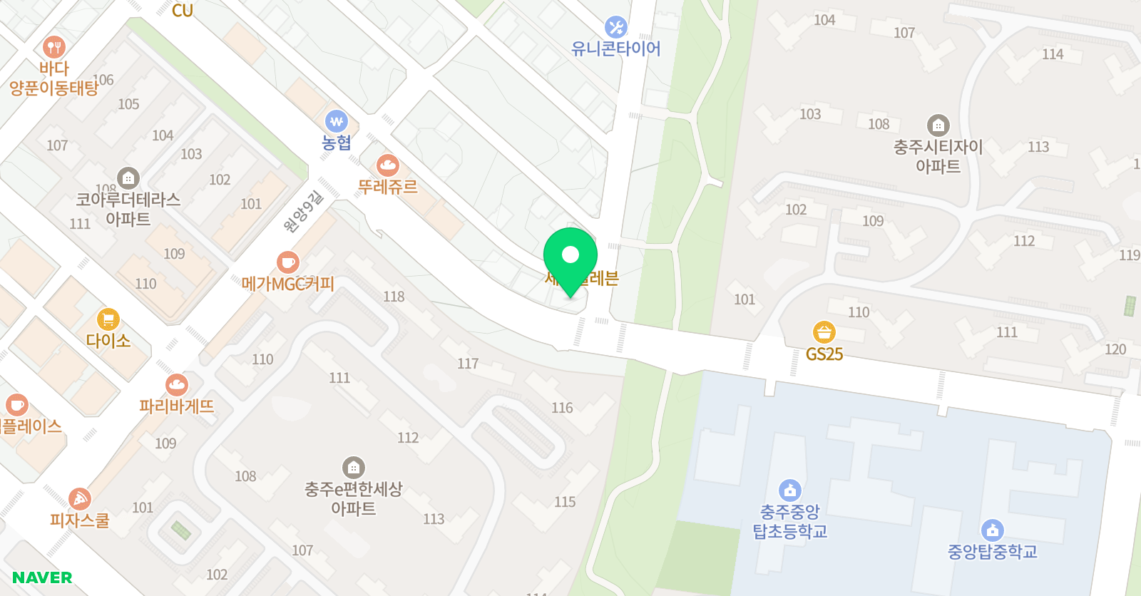 그리다숲 미술학원 위치