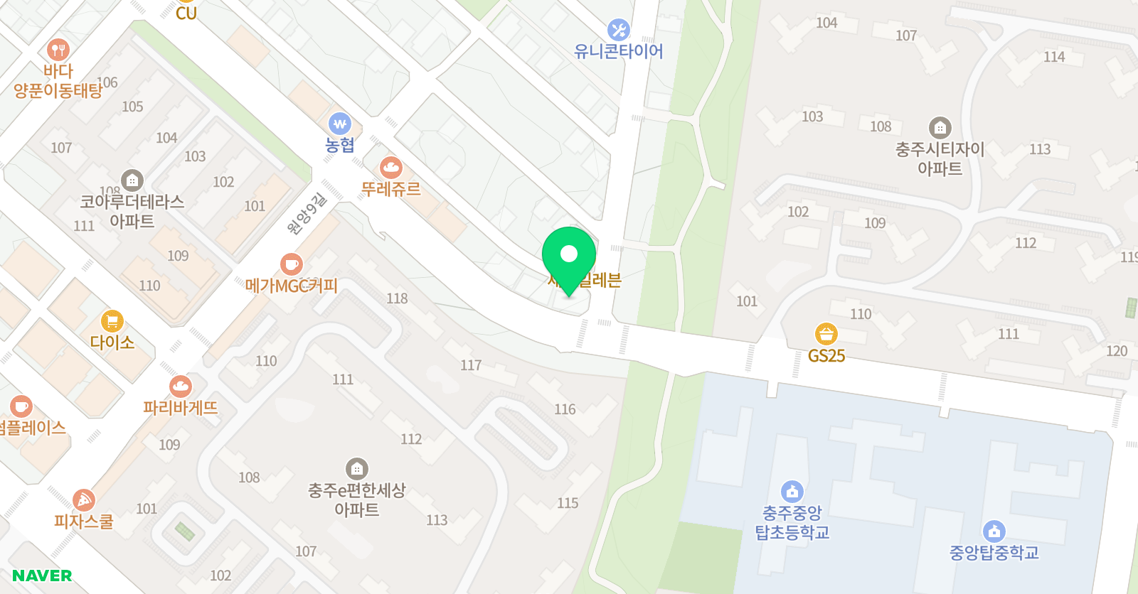 마루한 태권도 위치