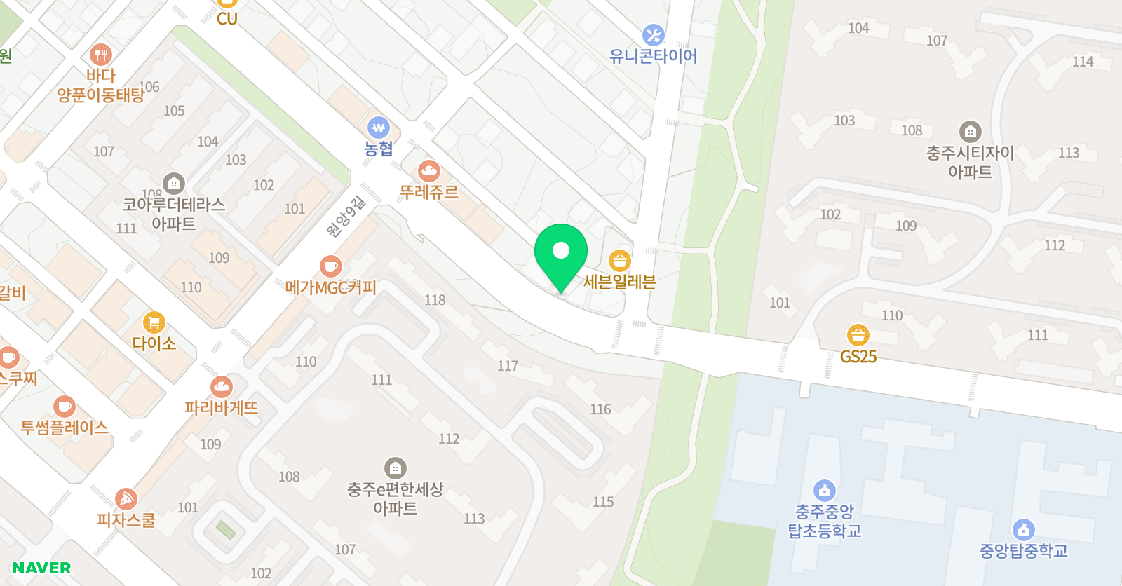 유토피아 영수학원 위치