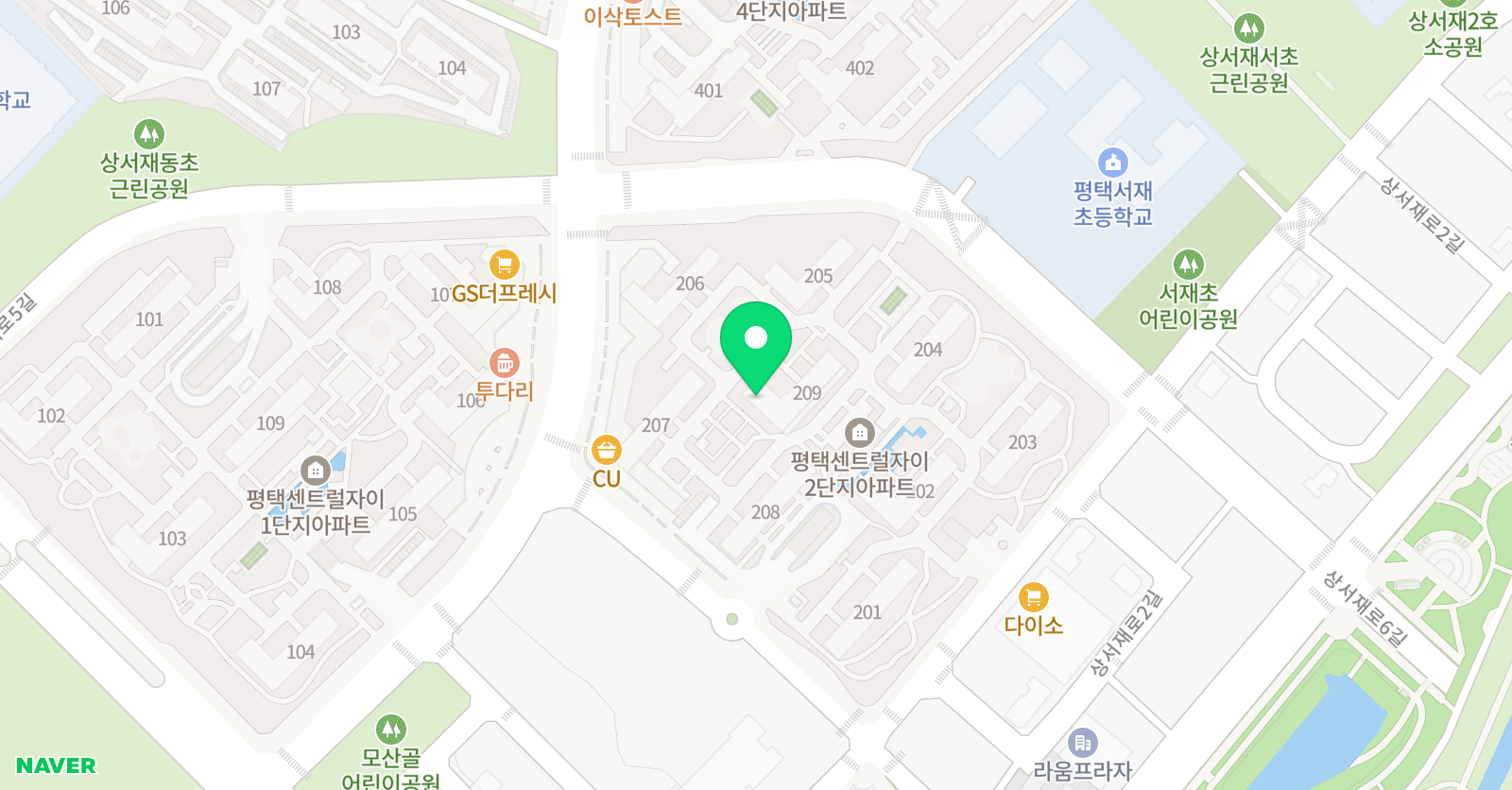 윤선생 우리집앞 영어교실 동삭센트럴자이1차캠퍼스 위치
