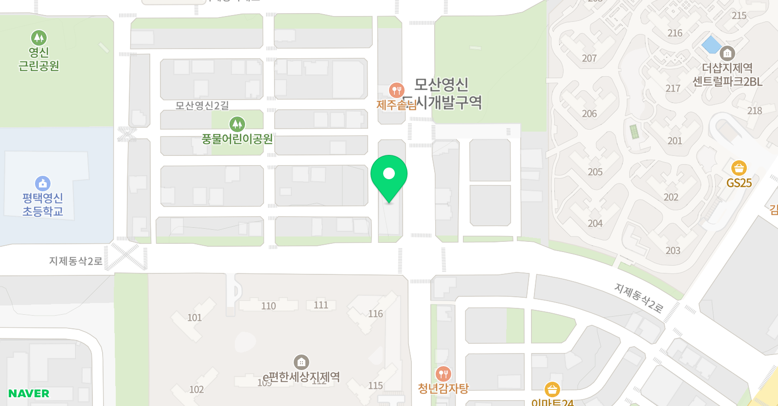 폴리 어학원 평택지제캠퍼스 위치