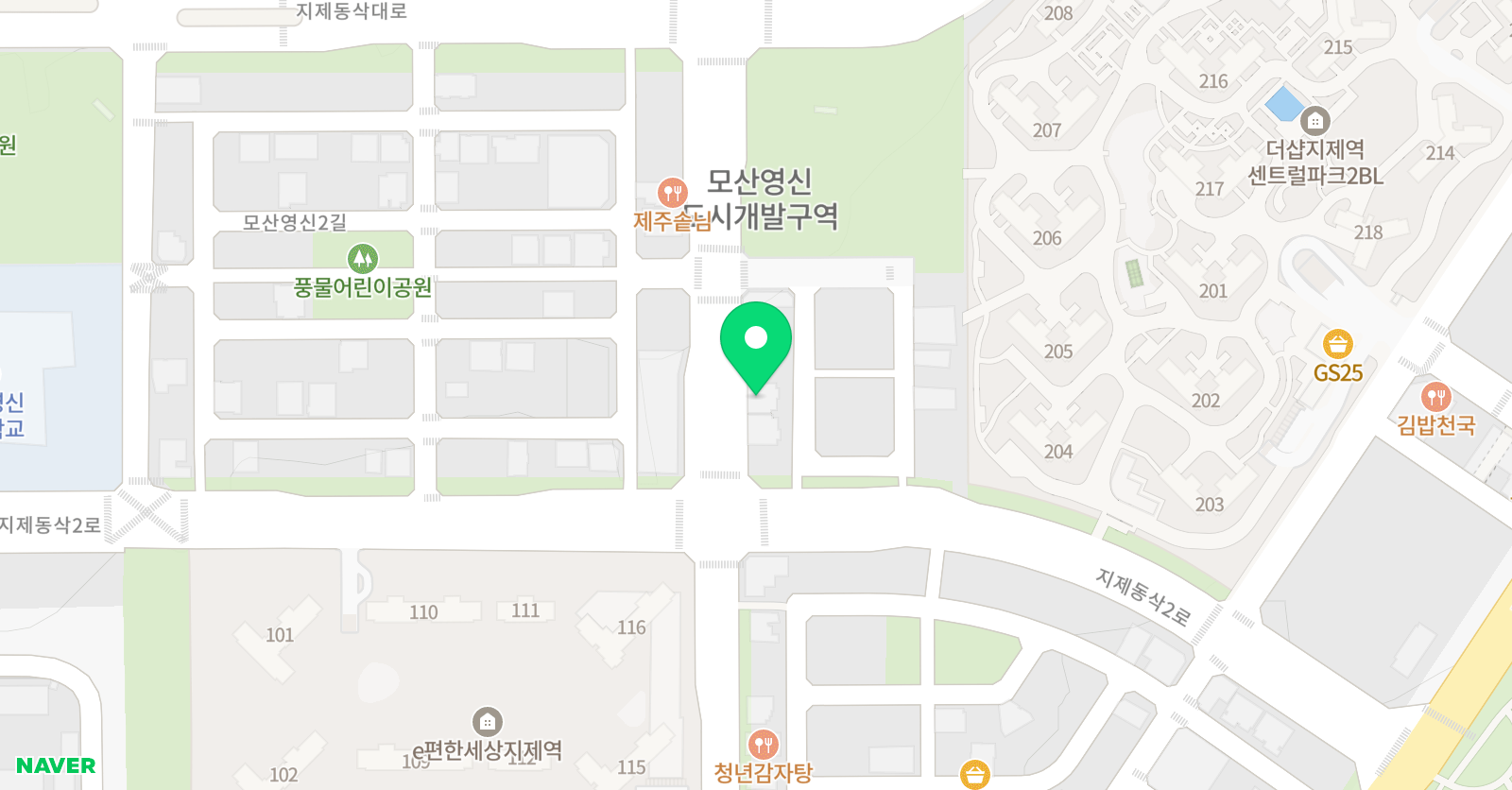 YJ 수학영어학원 지제동삭 위치