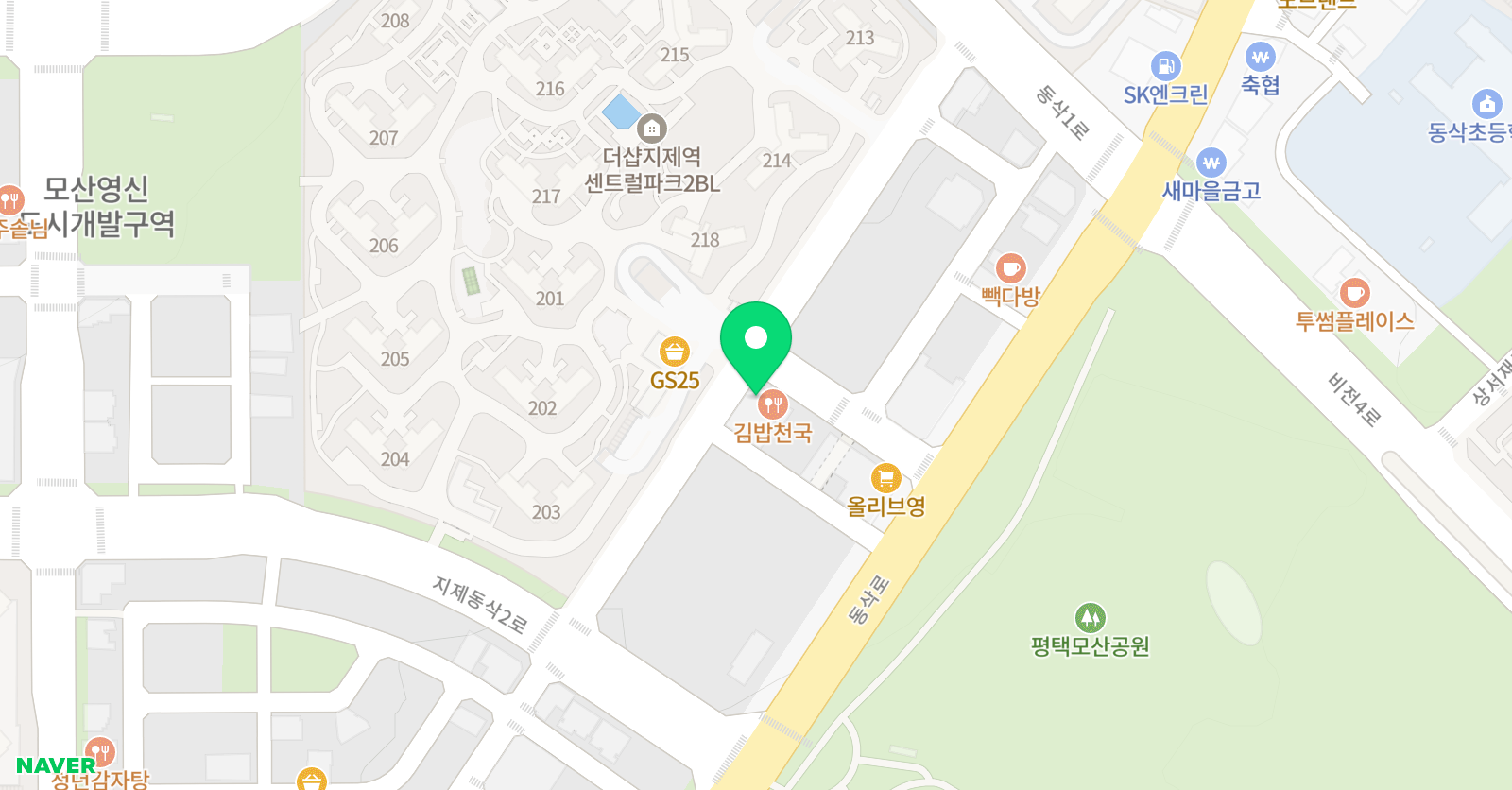 라온뮤즈 음악학원 위치