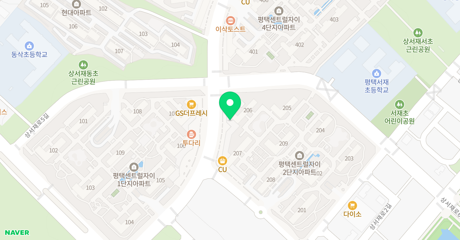 한빛 태권도장 위치