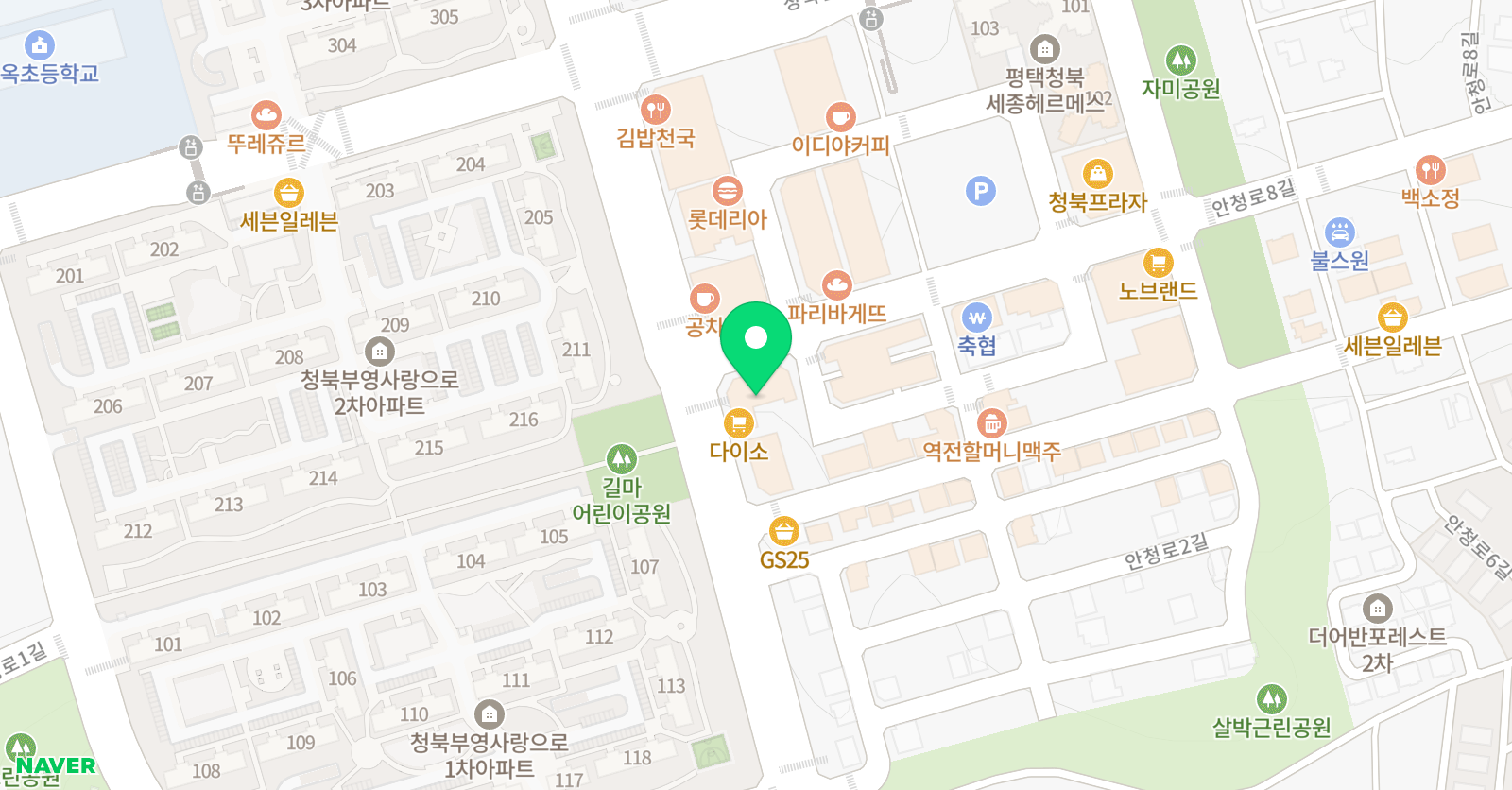 토킹클럽 어학원 평택청북캠퍼스 위치