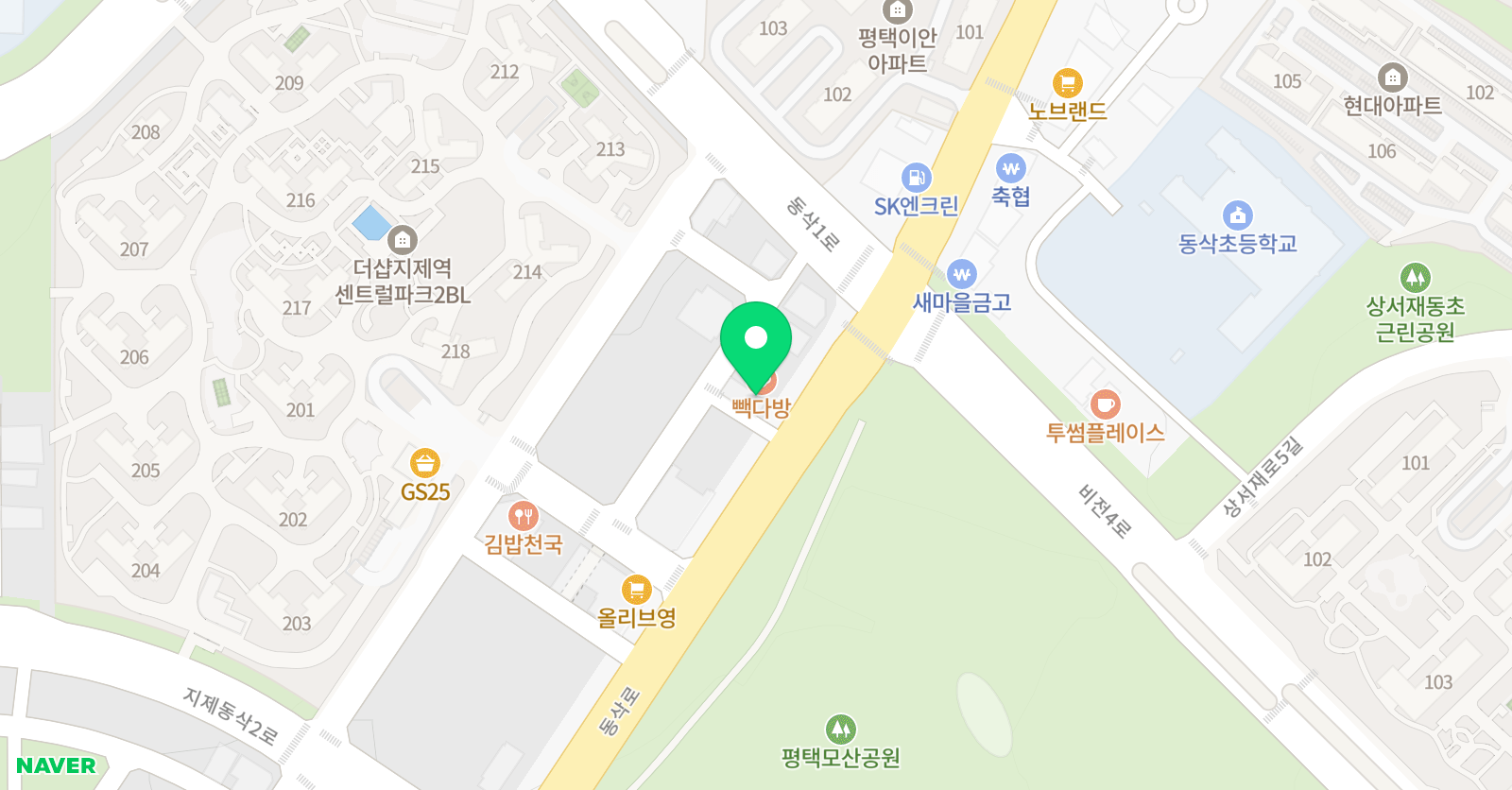 그랑발레학원 위치