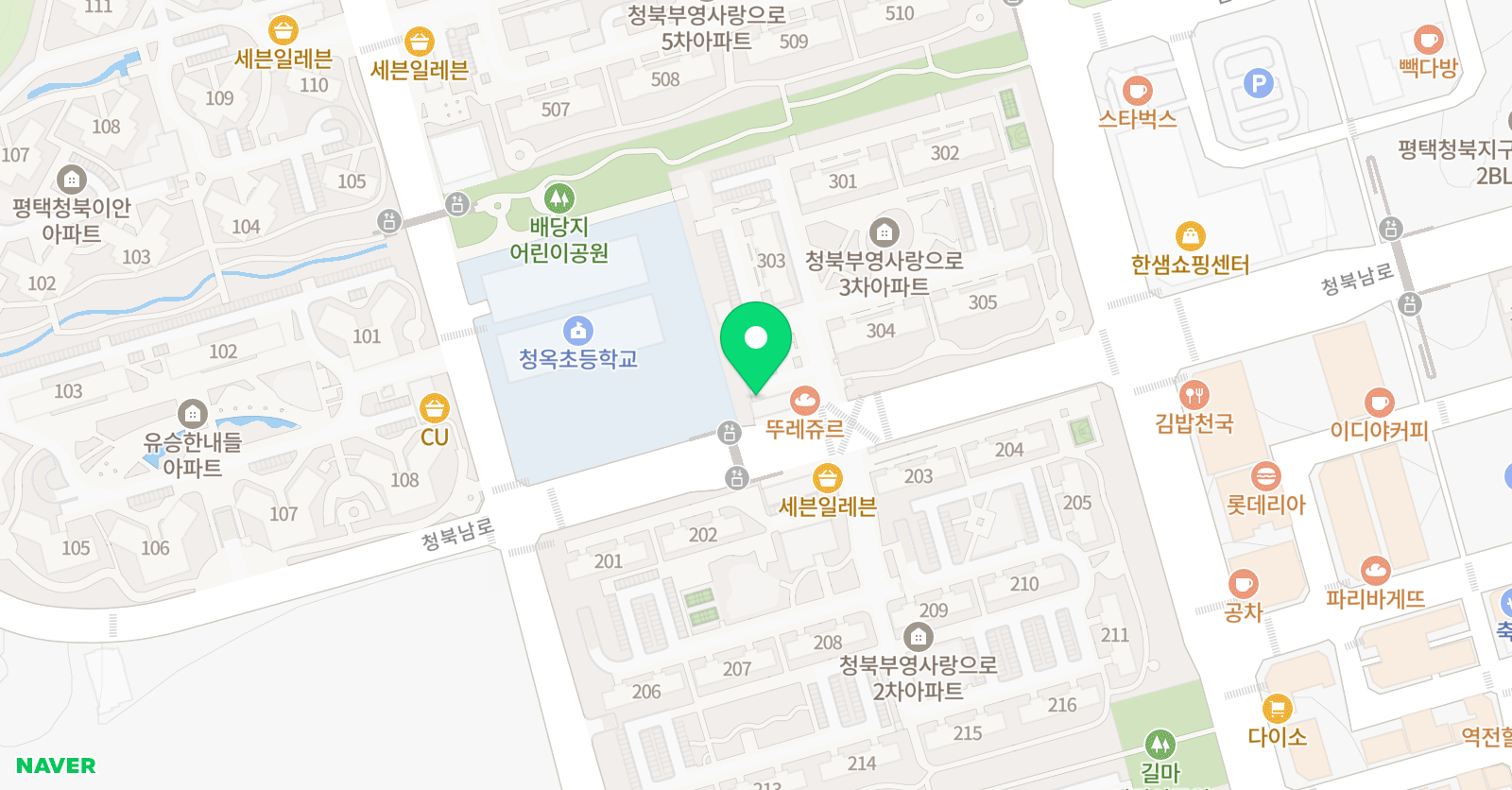 세종칸타빌레 음악학원 위치