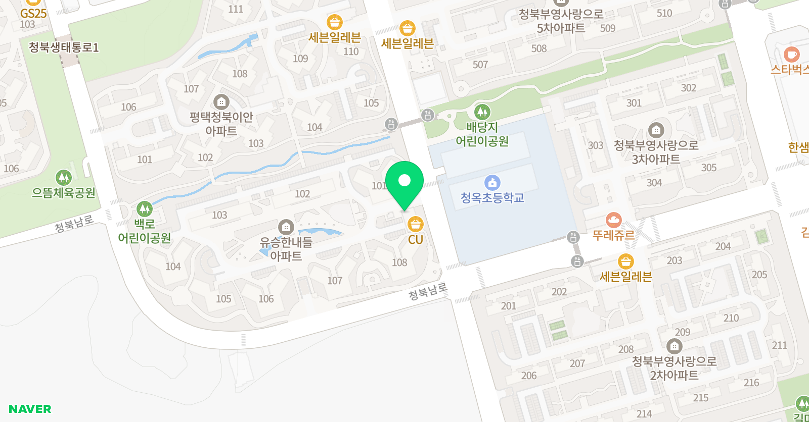 한우리 독서토론논술 평택청북 독서교실 위치