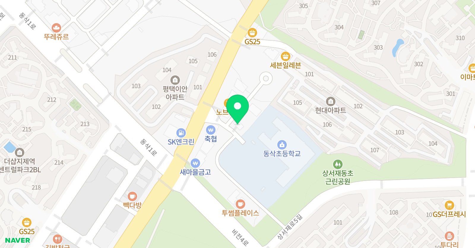 우리아이해동검도 위치