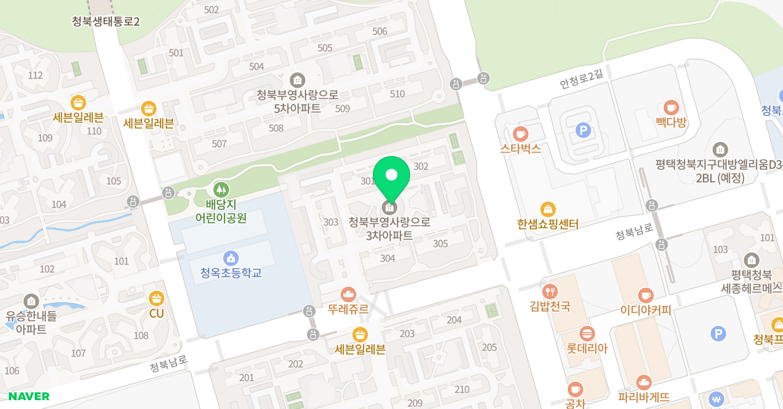 푸르넷 공부방 부영3차공부방 위치