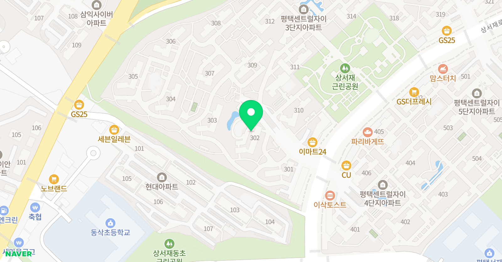 뮤엠 영어 자이3차NEST 위치