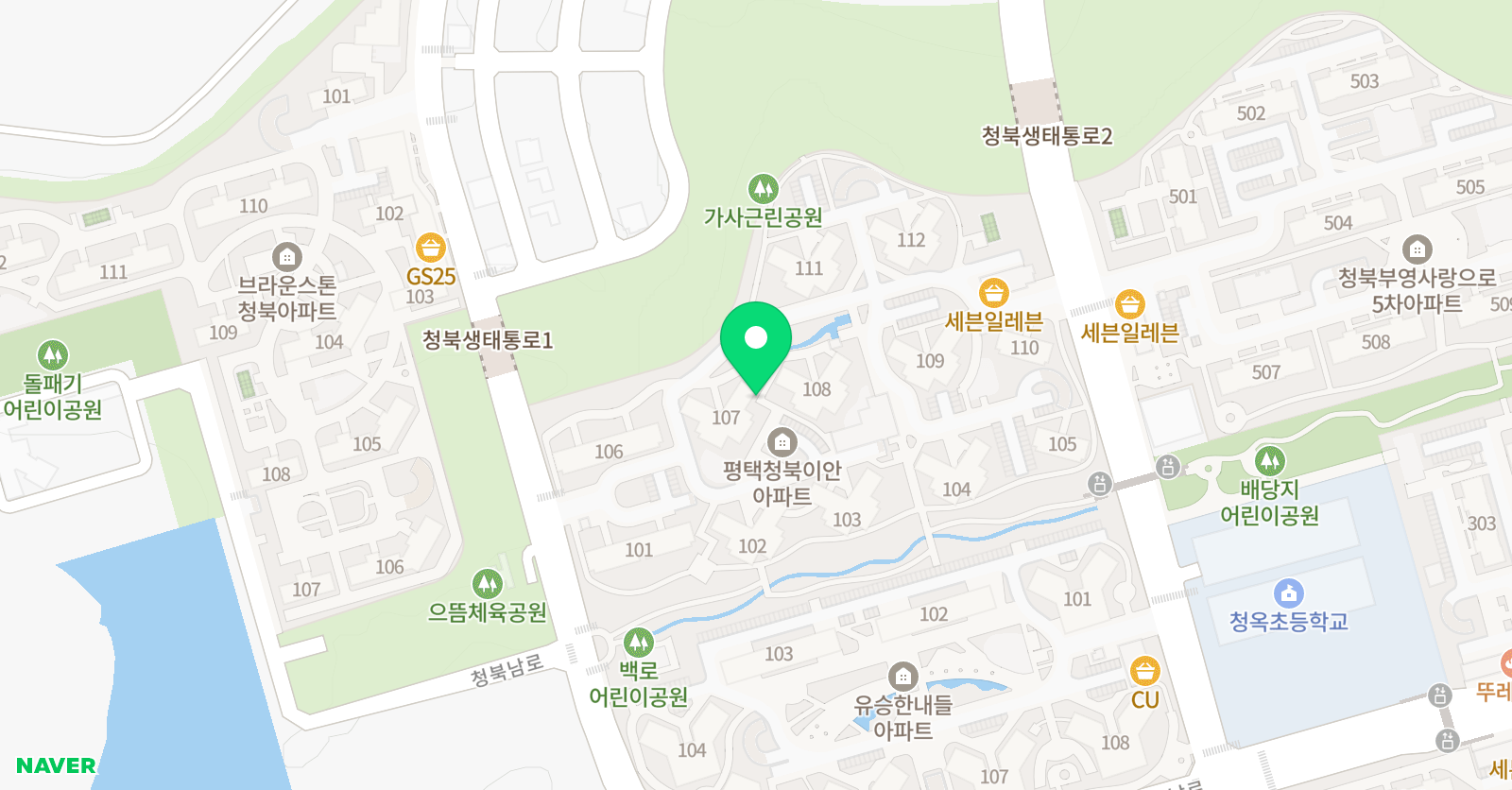 푸르넷 공부방 이안공부방 위치