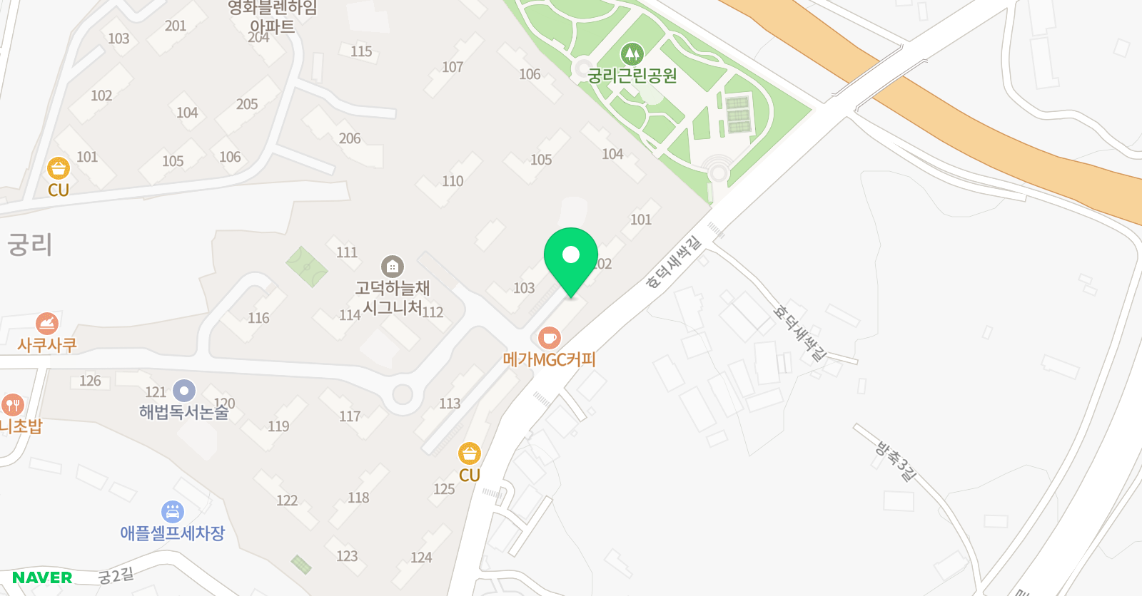 정샘 수학교습소 위치