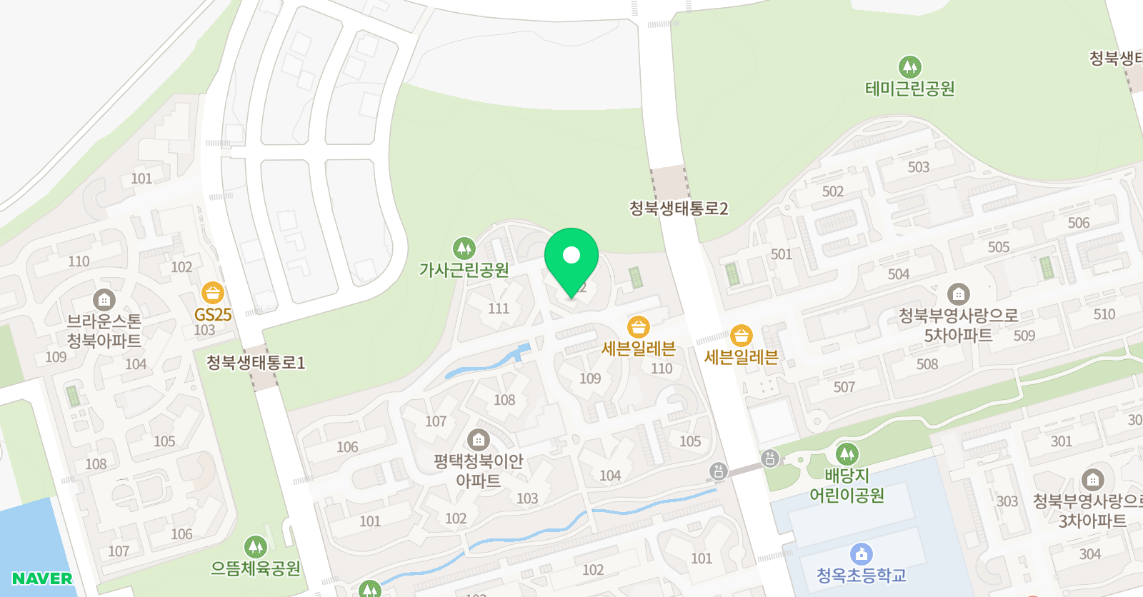 기탄 사고력교실 청북이안점 위치