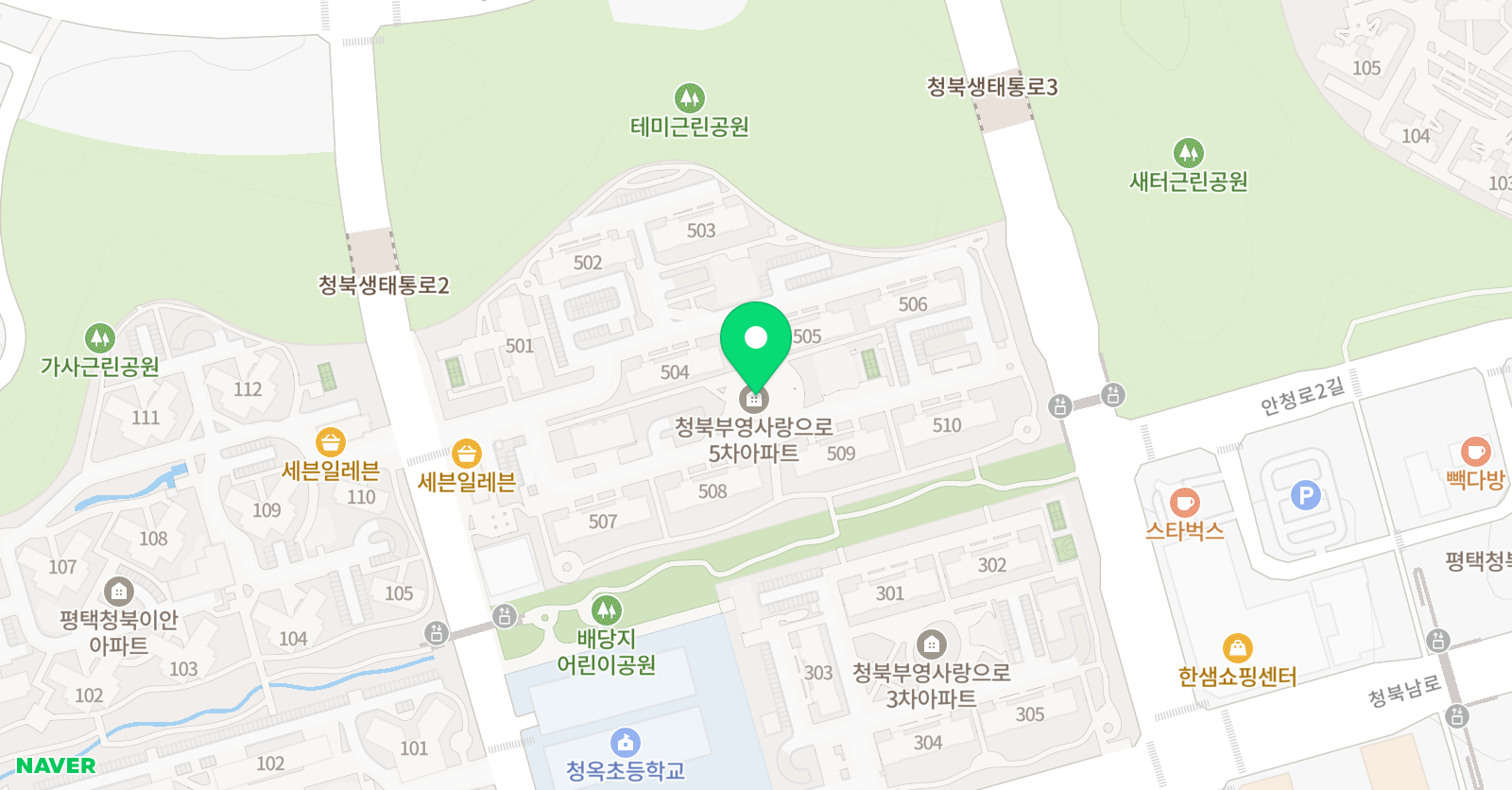 리드인 청북잼이지 독서교실 공부방 위치