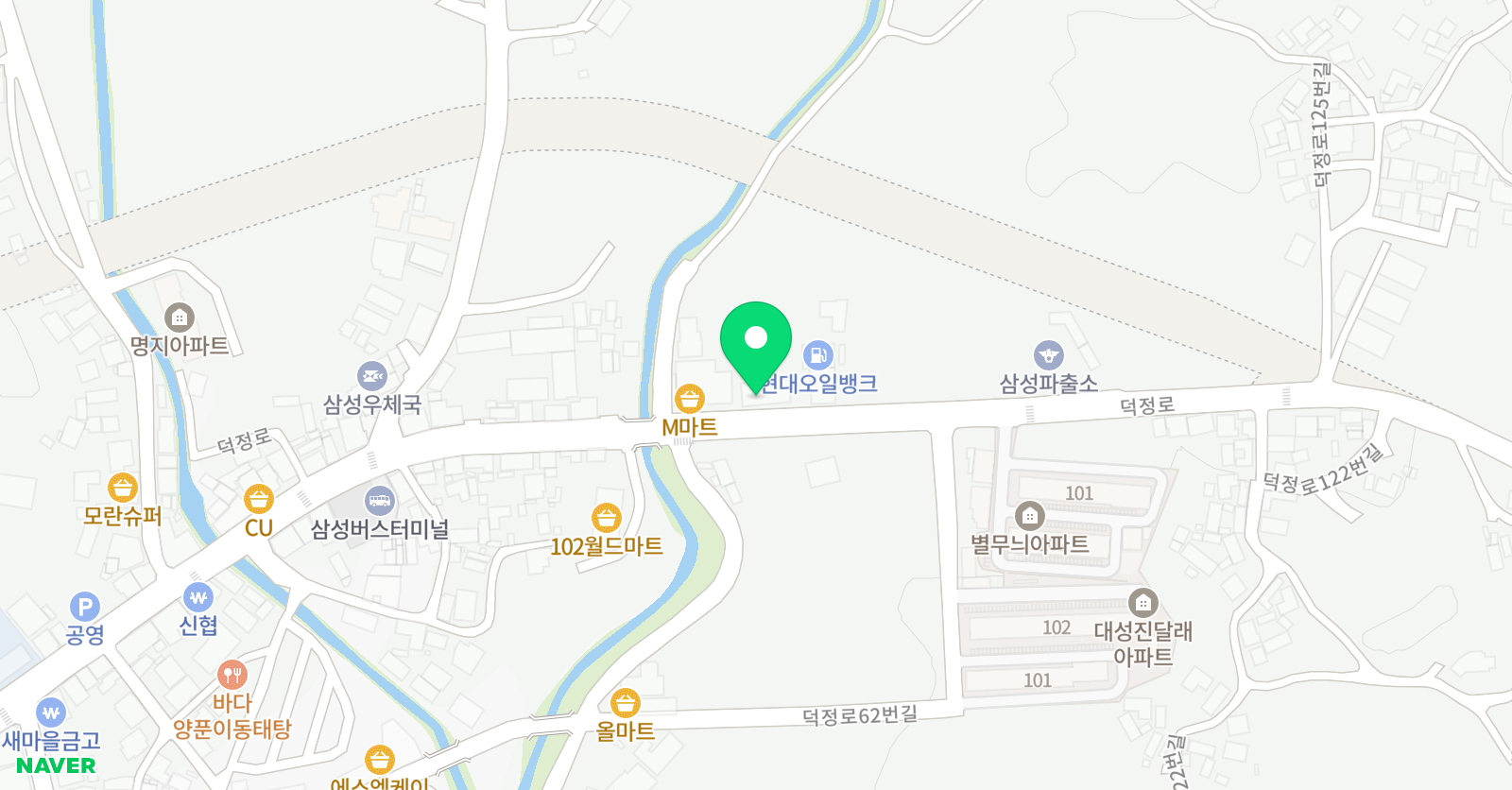 온누리 속셈학원 위치