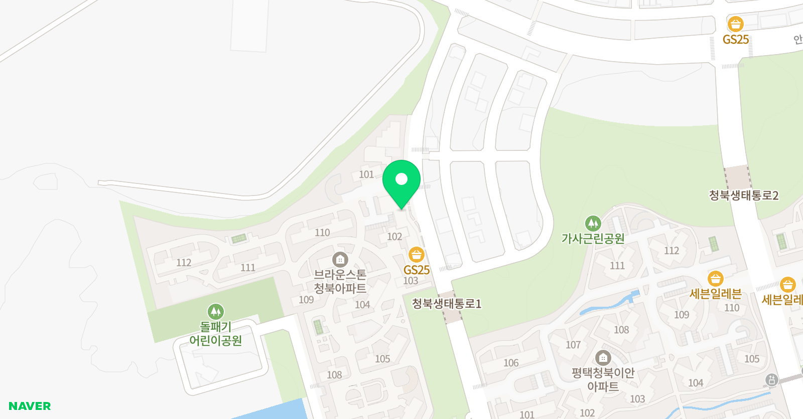 청라 학원 위치