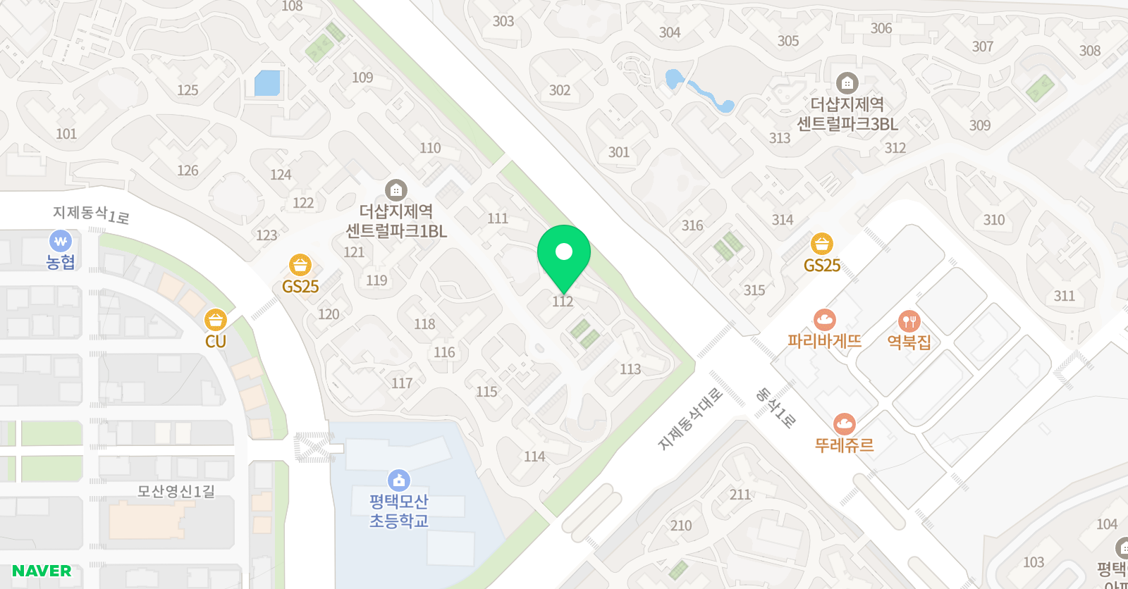 토론하는아이들 더샵지제역GLE센터 위치