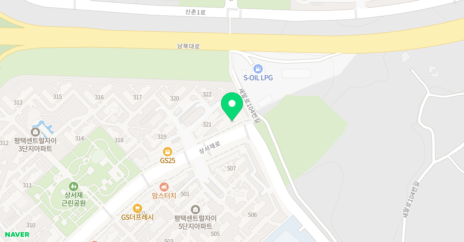 서재 국가대표 태권도장 위치