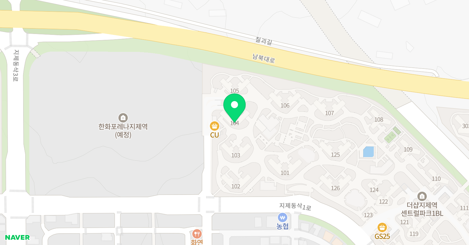 윤선생우리집앞 영어교실 더샵지제역센트럴파크1차캠퍼스 위치