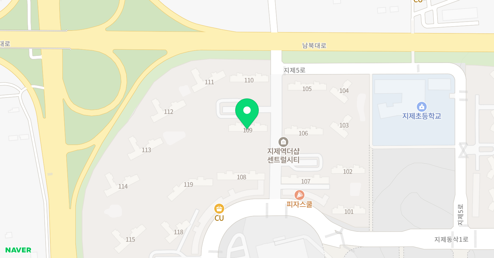 잉글리시아이 지제더샵센트럴점 위치