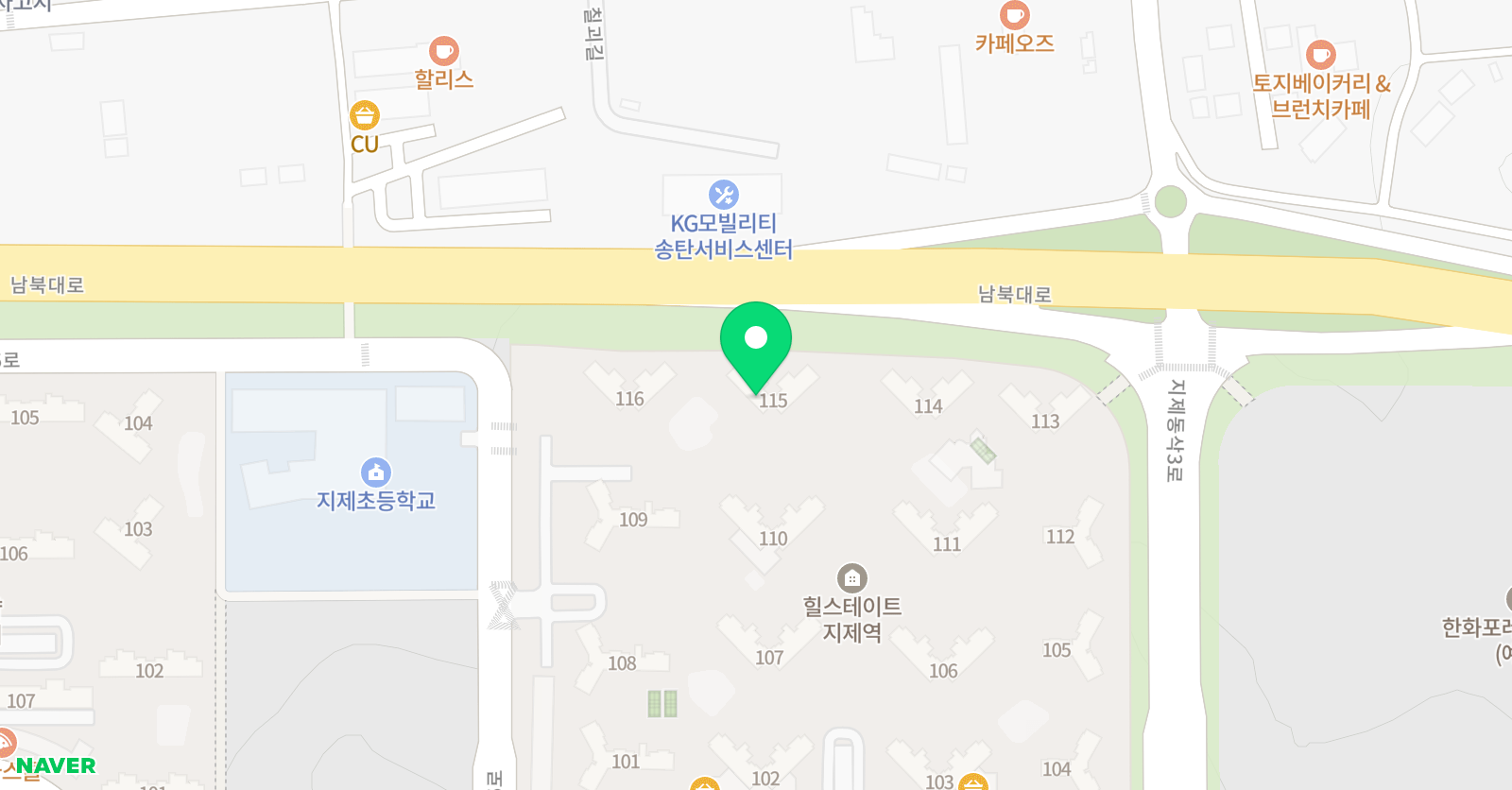 아소비 평택지제역더샵시티점 위치