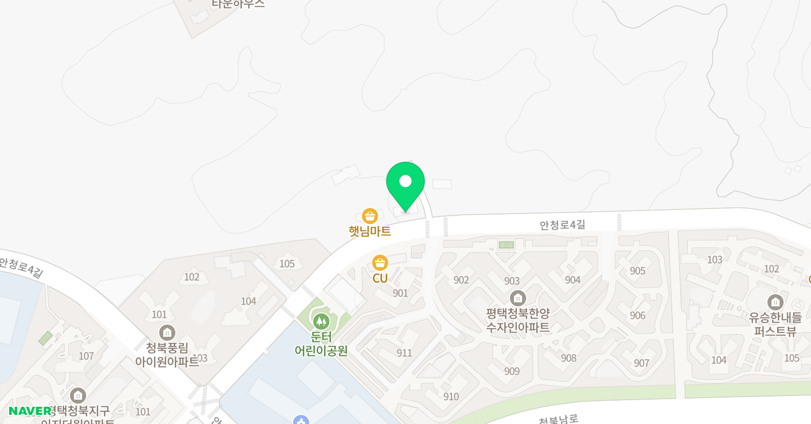 용인대청룡 태권도 위치