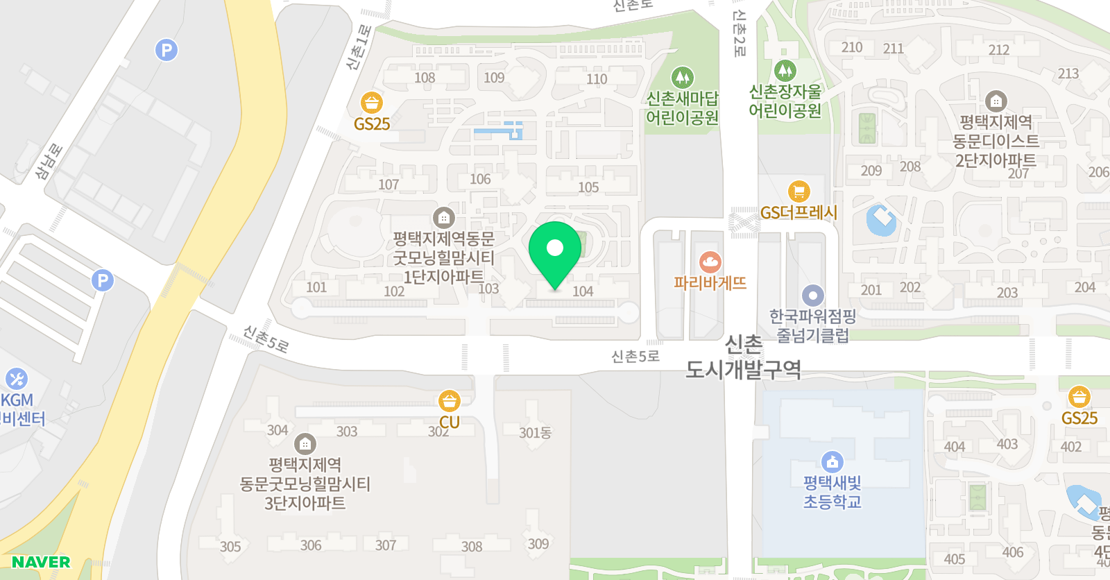 기탄 사고력교실 평택동문맘시티1단지점 위치