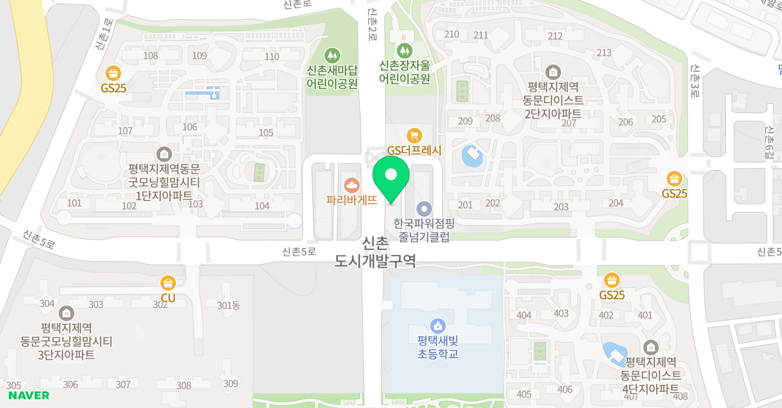 용인대 명품태권도 위치