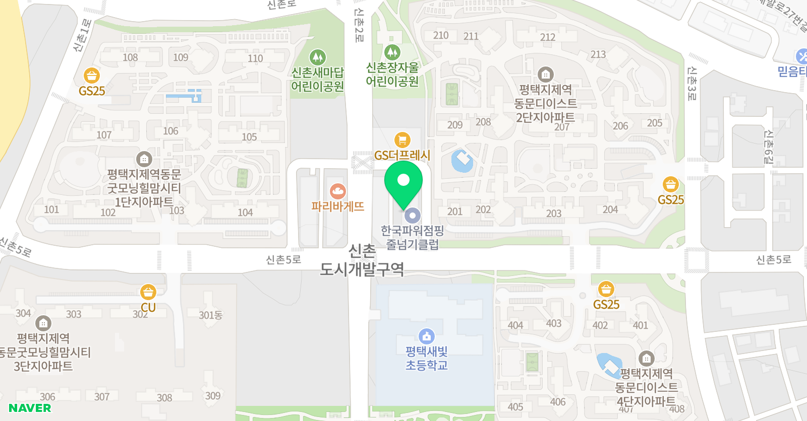 새빛 음악학원 위치