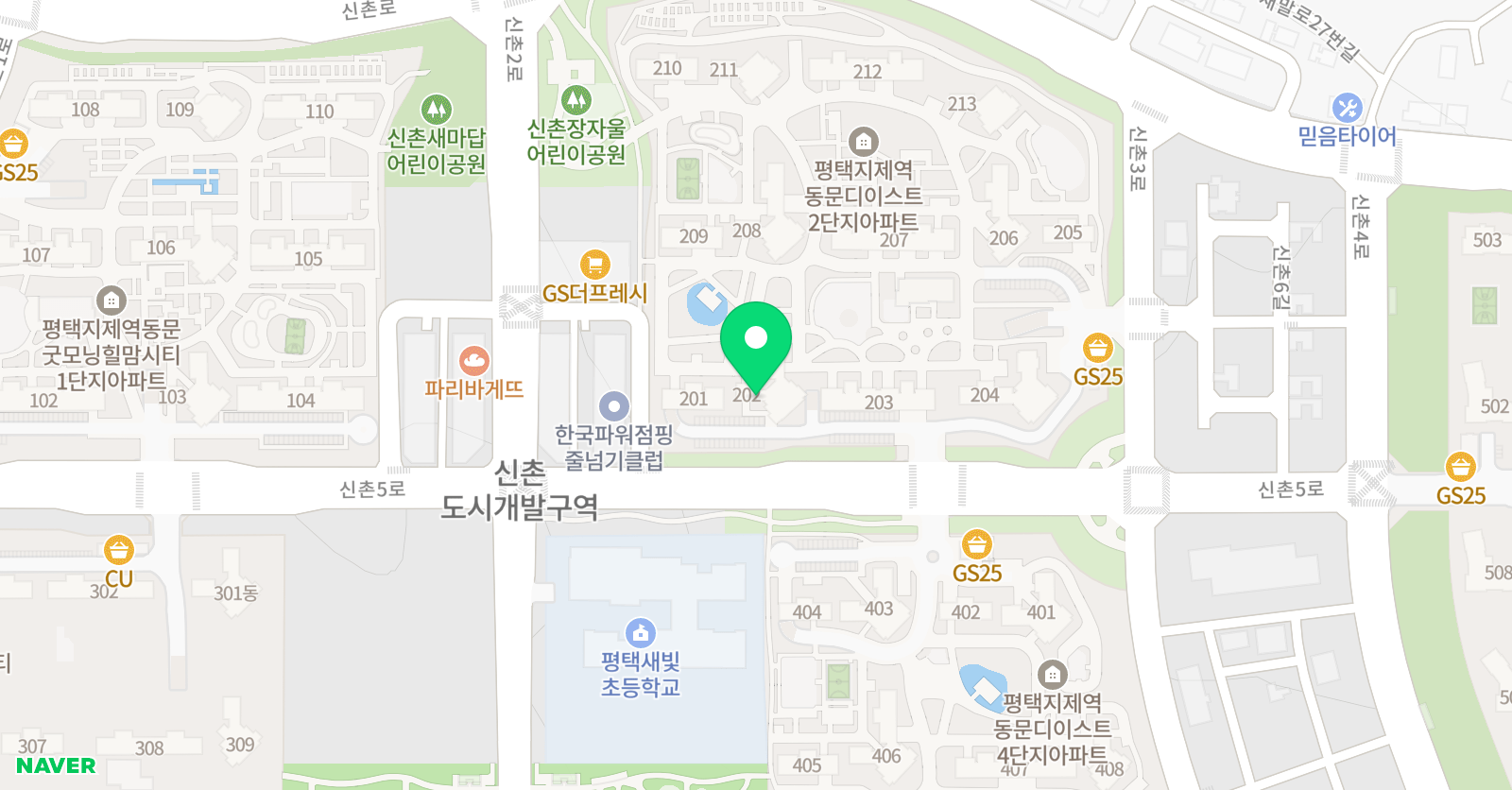 푸르넷 공부방 동문점 위치