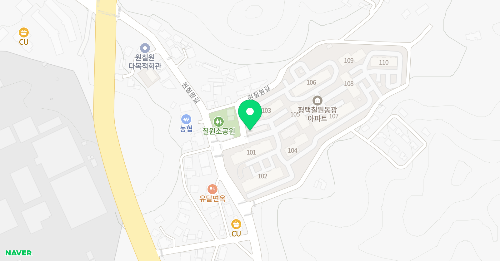 빨간펜 수학의달인 평택칠원동광점 위치