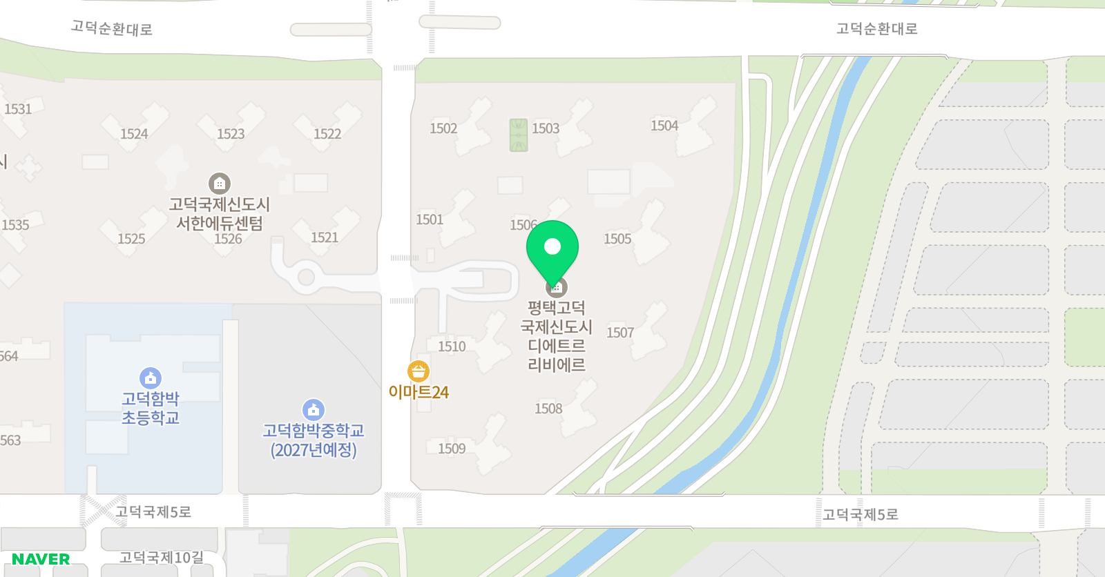아트앤하트 평택고덕디에트르점 위치