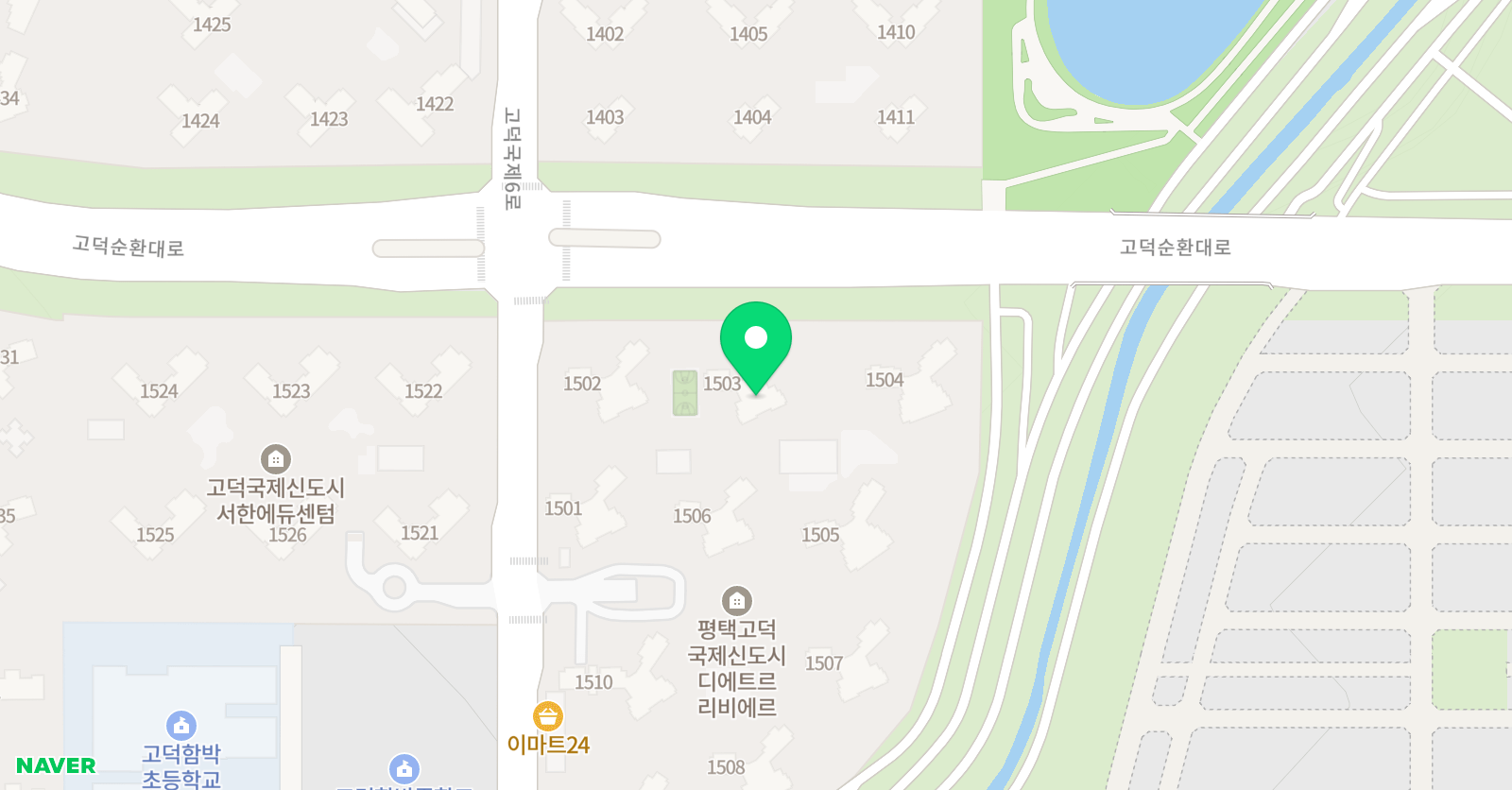 아소비 디에트르 평택고덕점 위치