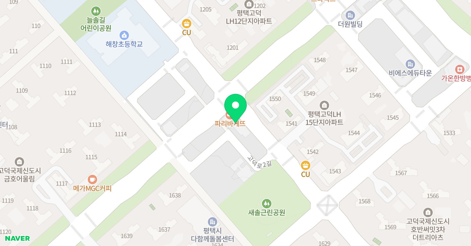 야마하 음악교실학원 평택고덕타운센터 위치