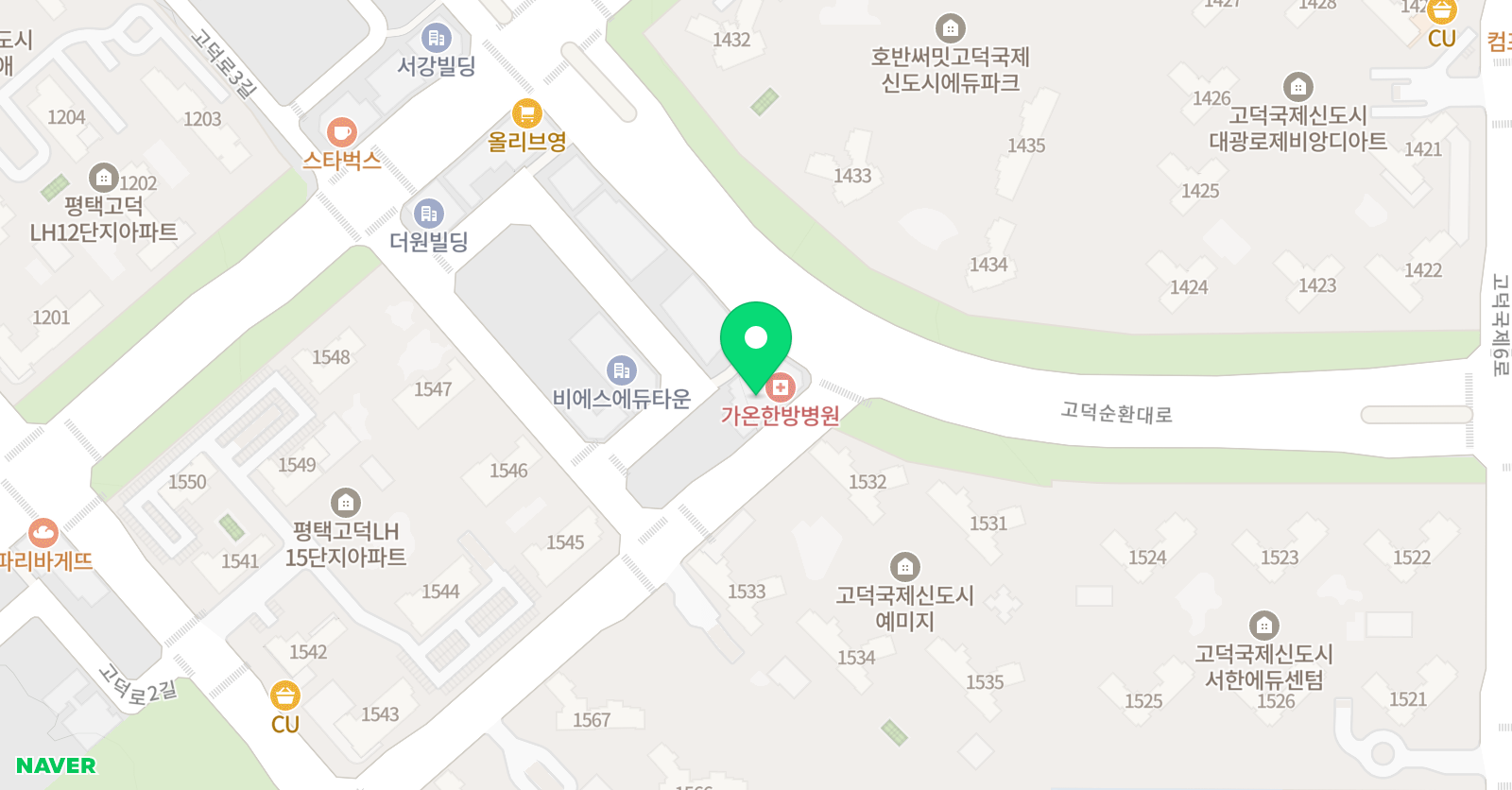 UC 고덕 영수학원 위치