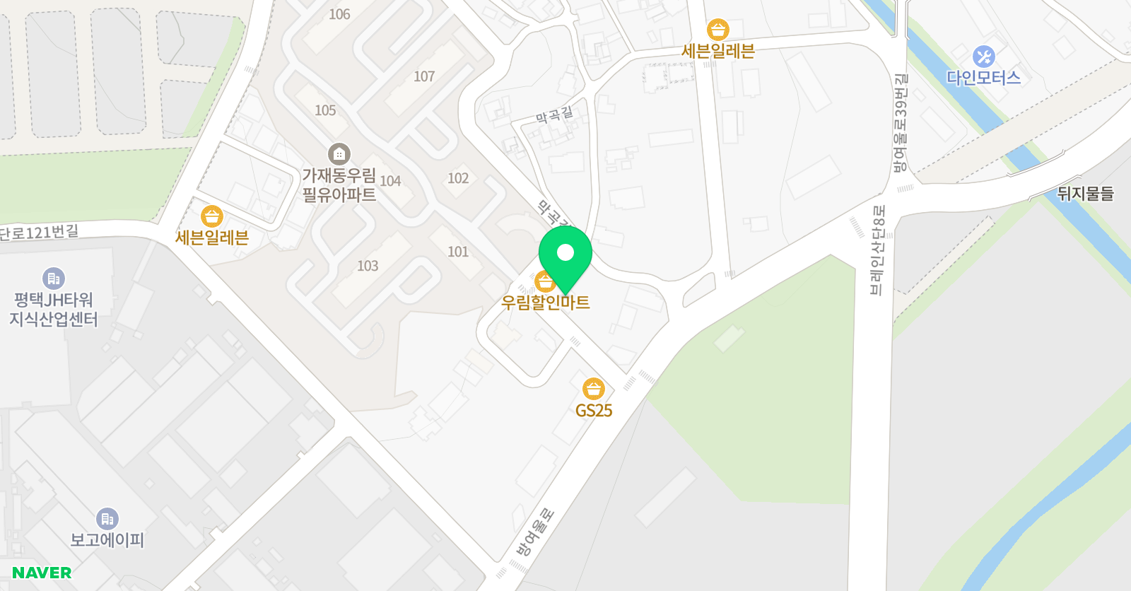 위즈덤 학원 위치