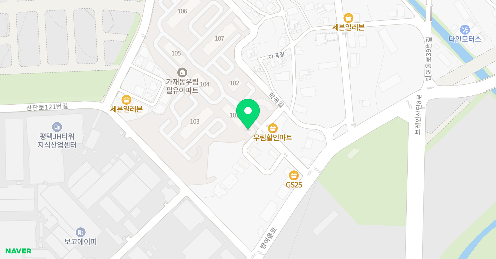 우림필 음악학원 위치