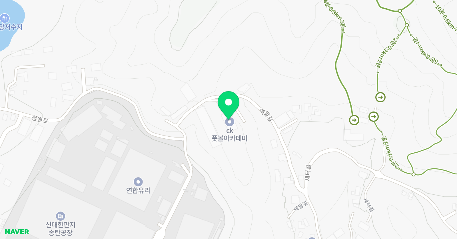 CK 풋볼아카데미 위치