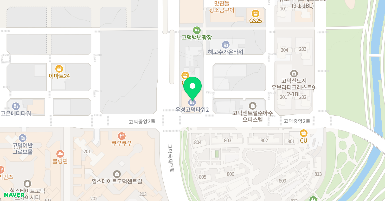 블루매쓰 수학학원 위치