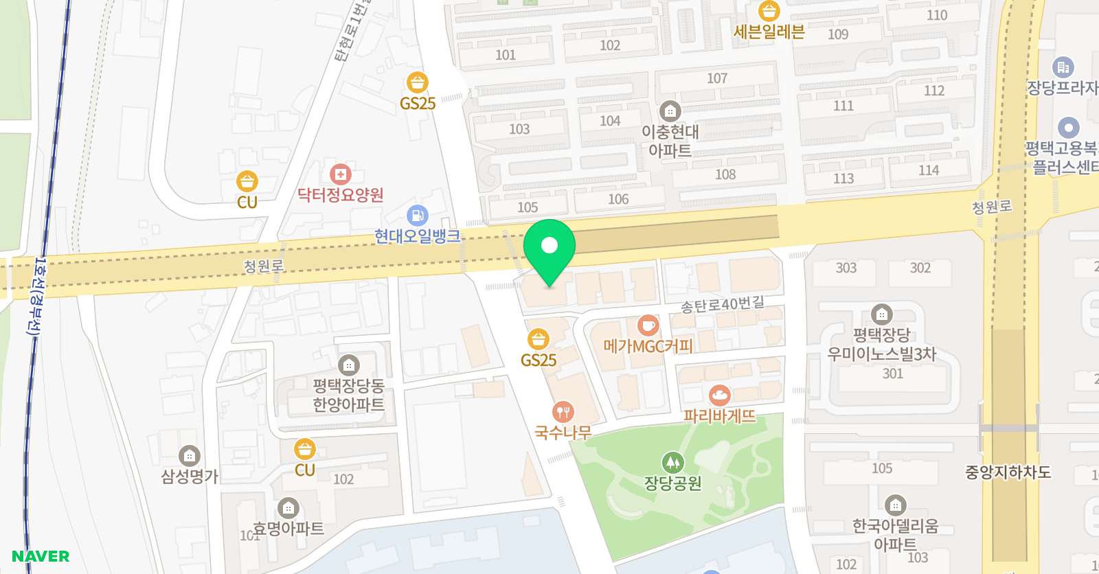 점퍼즈줄넘기클럽 줄넘기클럽 장당점 위치