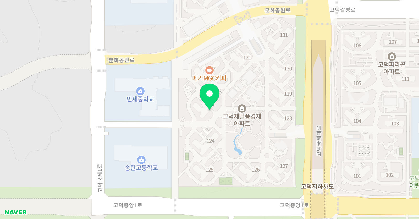 아소비 평택고덕풍경채1차점 위치